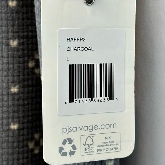 PJ Salvage Drawstring Mini Heart Print Lounge Sleep Pant - Charcoal Grey - Picture 4 of 7